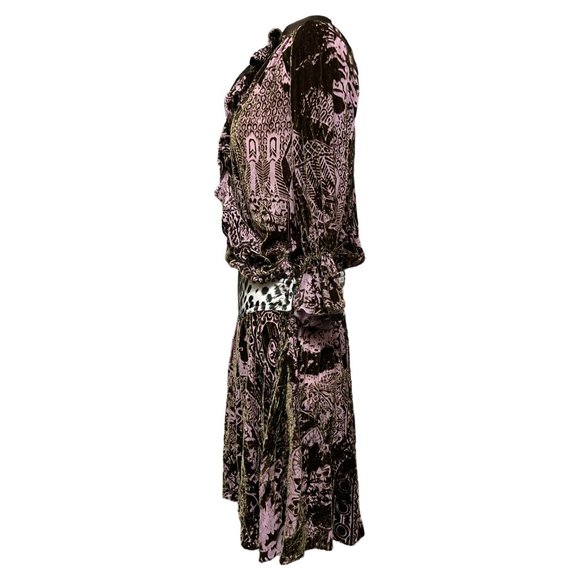 Just Cavalli devore animal print midi dress - Picture 3 of 10